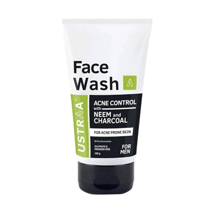 Ustraa Acne Control With Neem & Charcoal Face Wash